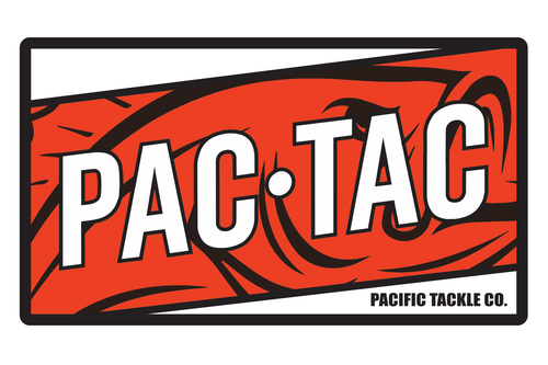 Pac-Tac logo with red and black design on a white background